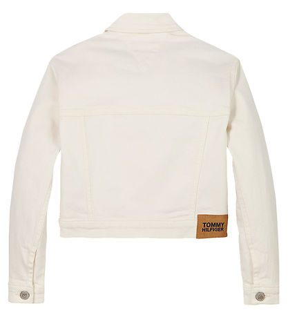 Tommy Hilfiger Denimjakke - Trucker - Hvid Tommy Hilfiger Denimjakke - Trucker - Hvid
