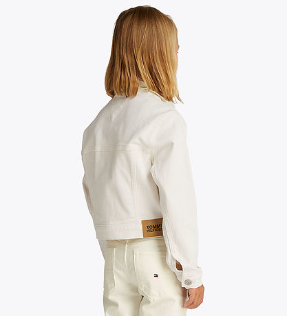 Tommy Hilfiger Denimjakke - Trucker - Hvid Tommy Hilfiger Denimjakke - Trucker - Hvid