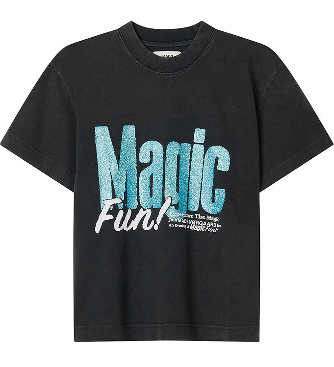 Mads Nørgaard Tristi T-Shirt - Sort/Blå m. Glimmer