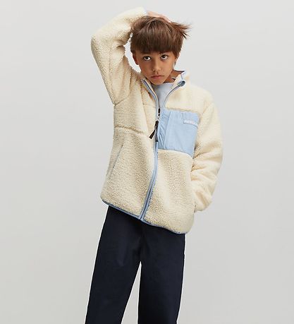 Mads Nørgaard Fleecejakke - Jeffo - Vanilla Custard