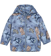 Minymo Softshelljakke - Flint Stone m. Print Minymo Softshelljakke - Flint Stone m. Print