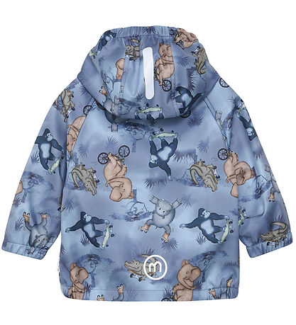 Minymo Softshelljakke - Flint Stone m. Print Minymo Softshelljakke - Flint Stone m. Print