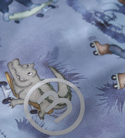 Minymo Softshelljakke - Flint Stone m. Print Minymo Softshelljakke - Flint Stone m. Print