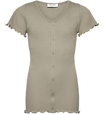 Rosemunde T-shirt - Rib - Baybay - Laurel Oak Rosemunde T-shirt - Rib - Baybay - Laurel Oak