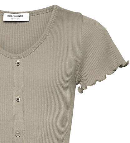 Rosemunde T-shirt - Rib - Baybay - Laurel Oak Rosemunde T-shirt - Rib - Baybay - Laurel Oak