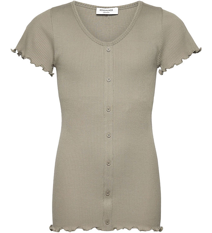 Rosemunde T-shirt - Rib - Baybay - Laurel Oak
