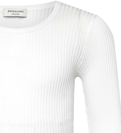 Rosemunde Bluse - Rib - Baku - New White Rosemunde Bluse - Rib - Baku - New White