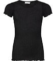 Rosemund T-shirt - Rib - Baku - Sort Rosemund T-shirt - Rib - Baku - Sort
