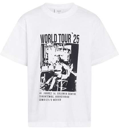 Grunt T-shirt - GRLugi - Hvid m. Sort