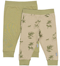 Mikk-Line Leggings - 2 pak - Gray Green Mikk-Line Leggings - 2 pak - Gray Green