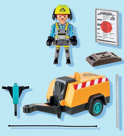 Playmobil Action Heroes - Byggearbejder - 71752 - 14 Dele