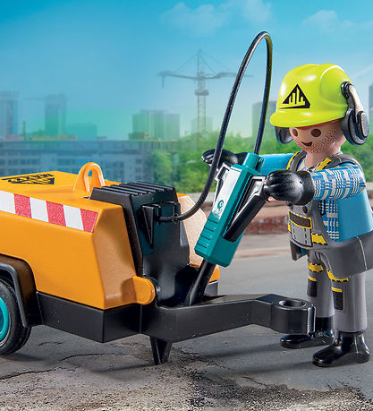 Playmobil Action Heroes - Byggearbejder - 71752 - 14 Dele Playmobil Action Heroes - Byggearbejder - 71752 - 14 Dele