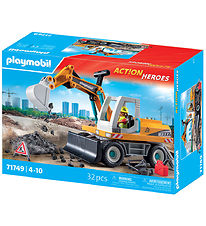 Playmobil Action Heroes - Stor Gravemaskine - 71749 - 32 Dele Playmobil Action Heroes - Stor Gravemaskine - 71749 - 32 Dele
