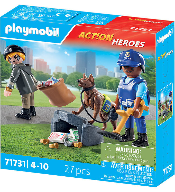 Playmobil Action Heroes - Politieftersøgnin... - 71731 - 27 Dele