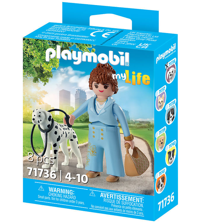 Playmobil MyLife - Manager med Dalmatiner - 71736 - 8 Dele