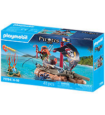 Playmobil Pirates - Piratflåde med Skat - 71794 - 41 Dele Playmobil Pirates - Piratflåde med Skat - 71794 - 41 Dele
