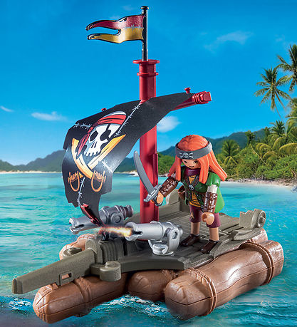 Playmobil Pirates - Piratflåde med Skat - 71794 - 41 Dele Playmobil Pirates - Piratflåde med Skat - 71794 - 41 Dele