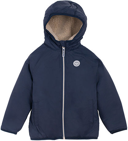 Viking Fleecejakke - Vendbar - Play - Navy/Beige
