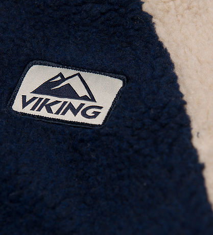 Viking Fleecejakke - Vendbar - Play - Navy/Beige