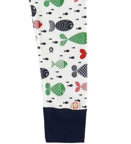 Katvig Leggins - Hvid m. Fisk Katvig Leggins - Hvid m. Fisk