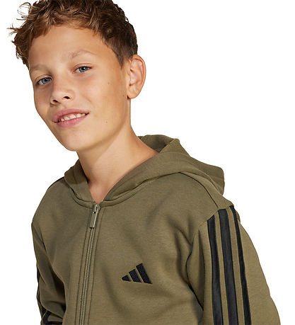 adidas Performance Cardigan - Olive Strata/Sort