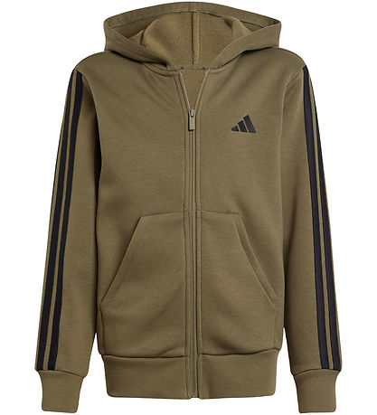 adidas Performance Cardigan - Olive Strata/Sort