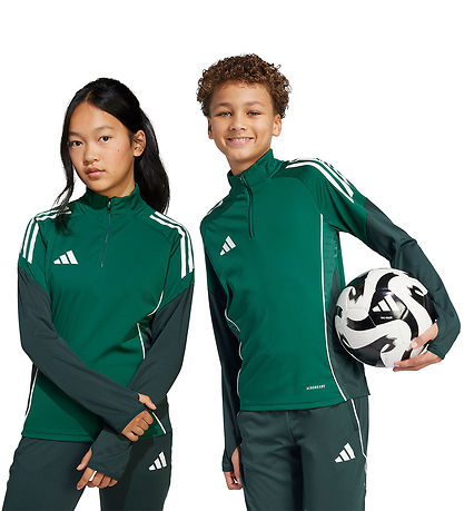 adidas Performance Træningsbluse - Tiro25C - Mørkegrøn/Shadow Gr