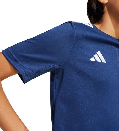adidas Performance T-shirt - Campeon25 - Team Navy Blue/Hvid adidas Performance T-shirt - Campeon25 - Team Navy Blue/Hvid