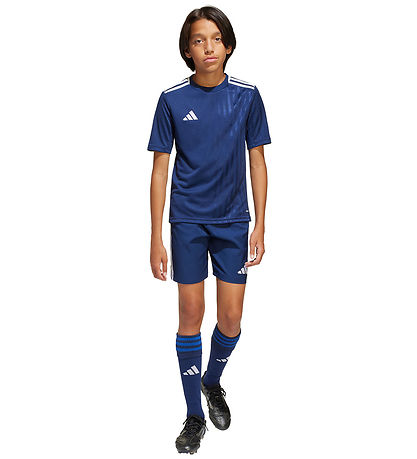 adidas Performance T-shirt - Campeon25 - Team Navy Blue/Hvid adidas Performance T-shirt - Campeon25 - Team Navy Blue/Hvid