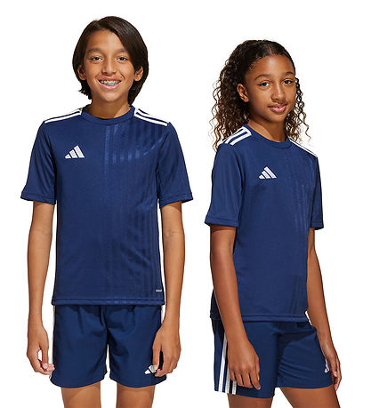 adidas Performance T-shirt - Campeon25 - Team Navy Blue/Hvid adidas Performance T-shirt - Campeon25 - Team Navy Blue/Hvid