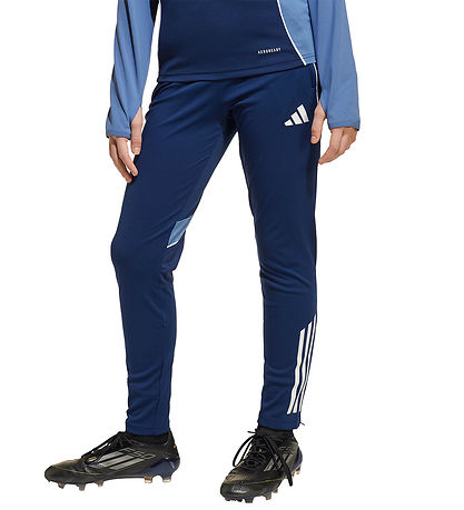 adidas Performance Træningsbukser - Tiro25C - Team Navy Blue/Cre
