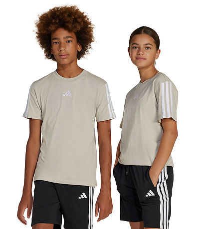 adidas performance T-shirt - 160 - Beige/Hvid