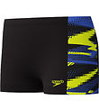 Speedo Badebukser - HyperBoom Panel - Sort m. Gul/Blå Speedo Badebukser - HyperBoom Panel - Sort m. Gul/Blå