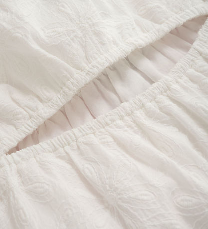 Indian Blue Jeans Kjole - Cloud m. Broderi Indian Blue Jeans Kjole - Cloud m. Broderi