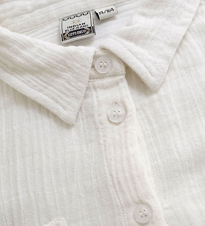 Indian Blue Jeans Skjorte - Bright White Indian Blue Jeans Skjorte - Bright White