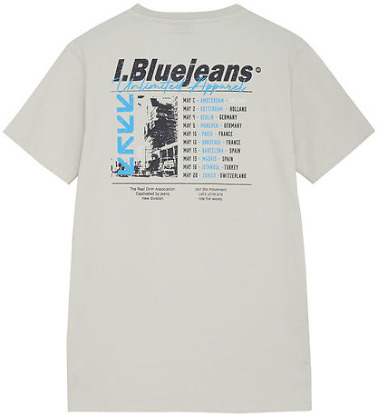 Indian Blue Jeans T-shirt - Dawn Blue m. Print Indian Blue Jeans T-shirt - Dawn Blue m. Print