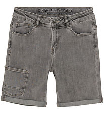 Indian Blue Jeans Denimshorts - Grå Indian Blue Jeans Denimshorts - Grå