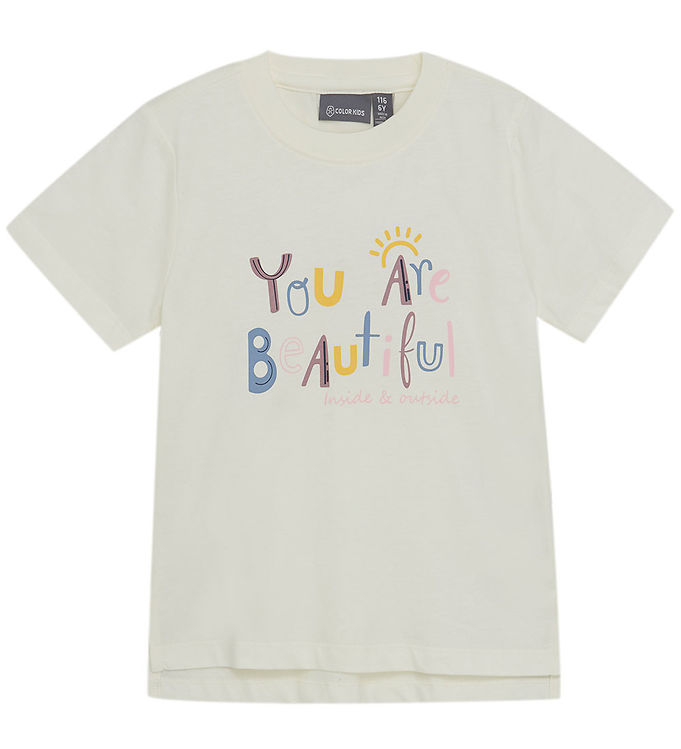 Color Kids T-shirt - Snow White m. Print