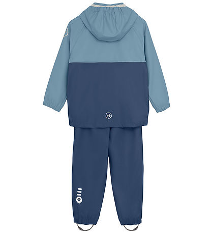 Color Kids Regntøj - PU - Faded Denim