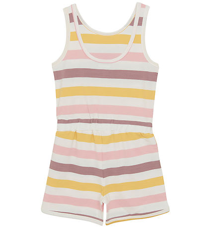 Color Kids Sommerdragt - Coral Blush m. Striber Color Kids Sommerdragt - Coral Blush m. Striber