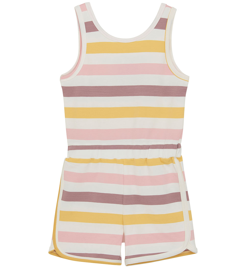 Color Kids Sommerstrampler - Coral Blush m. Streifen - Color Kids - 3 Jahre (98) - Sommerstrampler