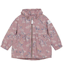 Color Kids Sommerjakke - Woodrose m. Enhjørninger Color Kids Sommerjakke - Woodrose m. Enhjørninger