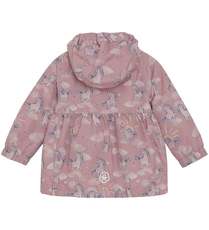Color Kids Sommerjakke - Woodrose m. Enhjørninger Color Kids Sommerjakke - Woodrose m. Enhjørninger