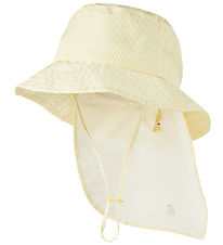 Liewood Solhat - Damona - UV40 - Stripe Lemonade/Creme De La Cr Liewood Solhat - Damona - UV40 - Stripe Lemonade/Creme De La Cr