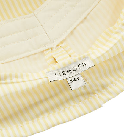 Liewood Solhat - Damona - UV40 - Stripe Lemonade/Creme De La Cr Liewood Solhat - Damona - UV40 - Stripe Lemonade/Creme De La Cr