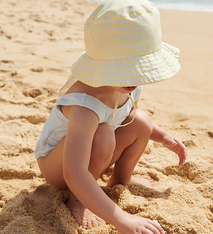 Liewood Solhat - Damona - UV40 - Stripe Lemonade/Creme De La Cr