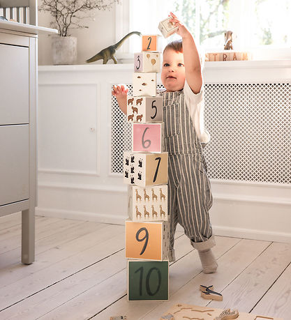 Sebra Stablekasse - World Of Sebra - 10 stk - Beige Sebra Stablekasse - World Of Sebra - 10 stk - Beige