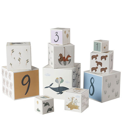 Sebra Stablekasse - World Of Sebra - 10 stk - Beige Sebra Stablekasse - World Of Sebra - 10 stk - Beige