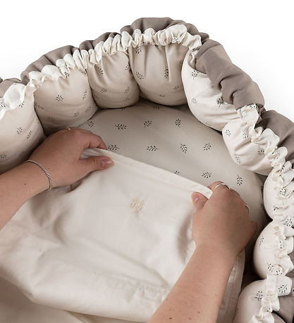 Sebra Vådliggerlagen - Til Babynest - Hvid