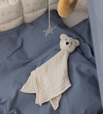 Sebra Nusseklud - Musselin - Isbjørn - Hvid